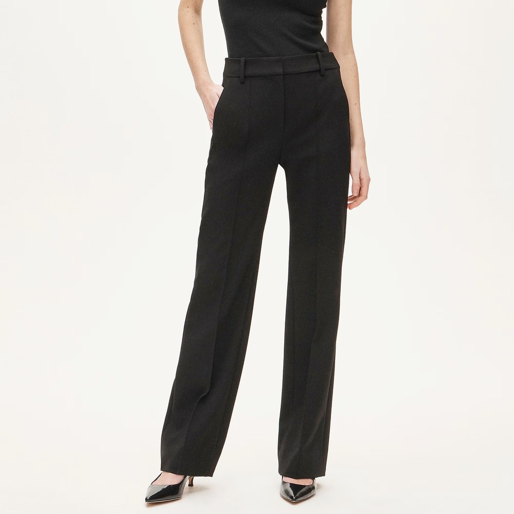 NEW J. Crew Natalia Pant in‎ Four-Season Stretch Black 16 Business Casual Office